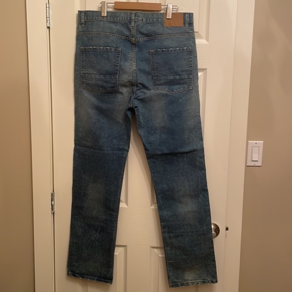 💙Mens Bluenoted Denim Straight fit 34x32 Dylan - Picture 4 of 10